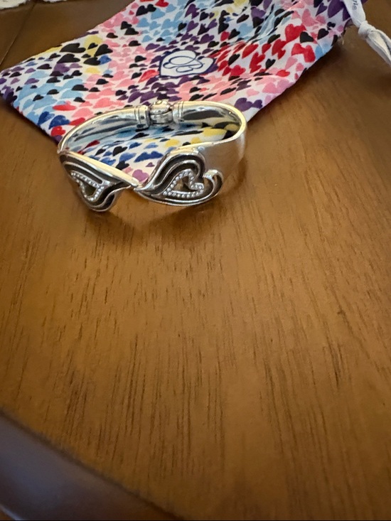 Brighton Jewelry - Brighton Silver Heart Link Bracelet